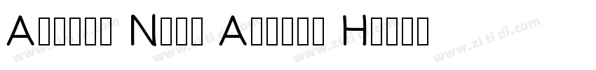 Avenir Next Arabic H字体转换